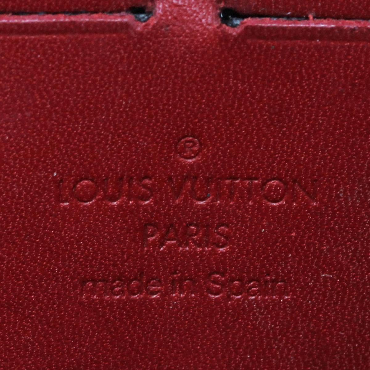 Louis Vuitton Zippy Wallet Red Vernis Leather in Box 3