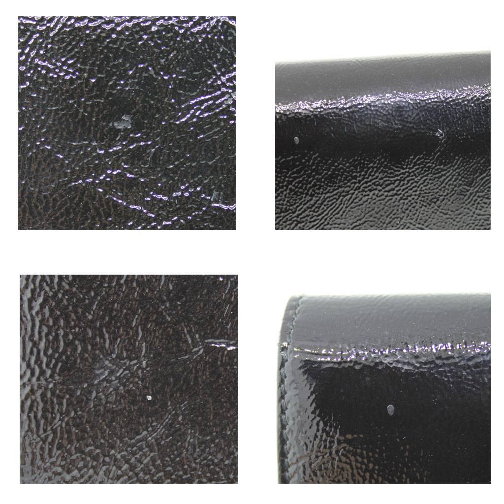 ysl black patent leather clutch
