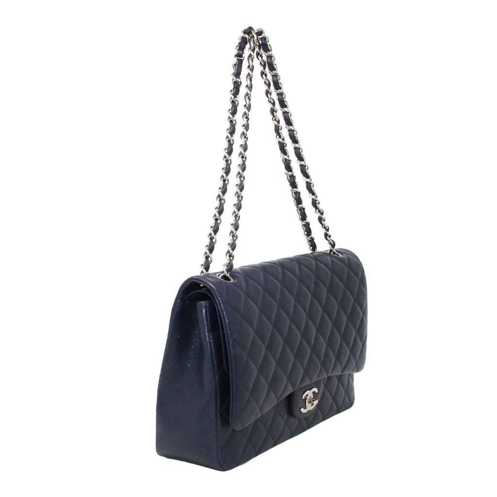 navy blue chanel bag