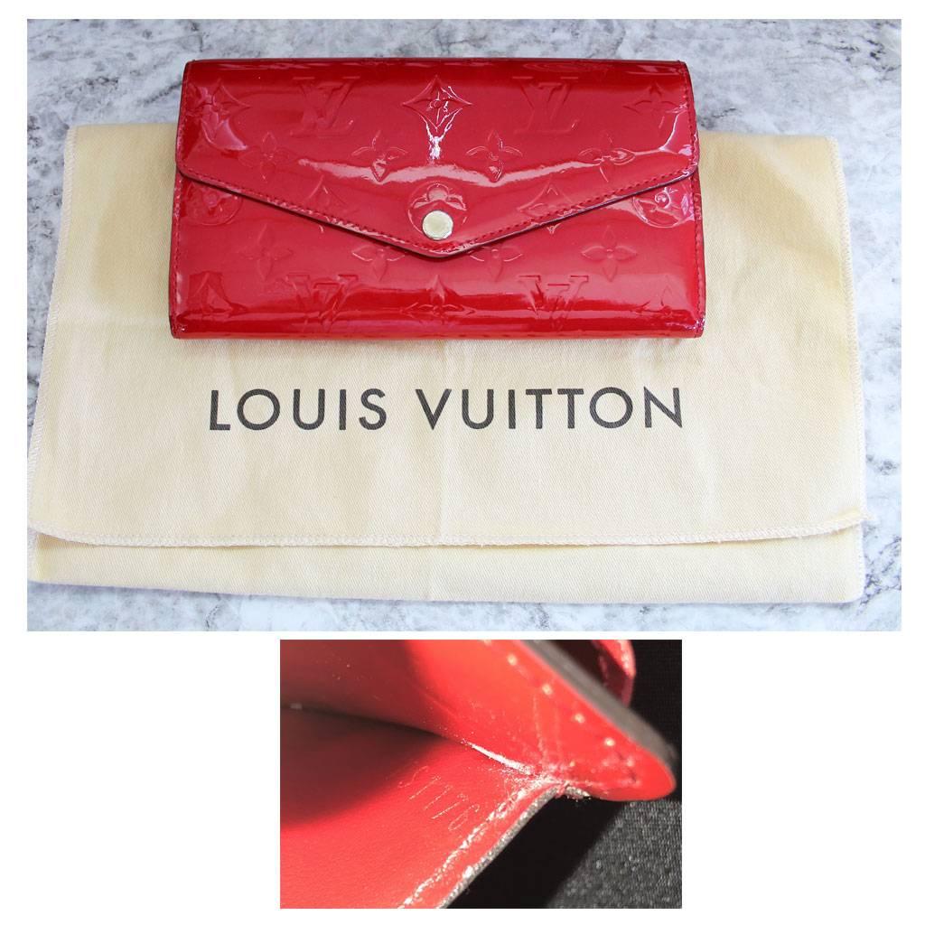 Louis Vuitton Sarah Cerises Wallet in Dust Bag with Receipt 6