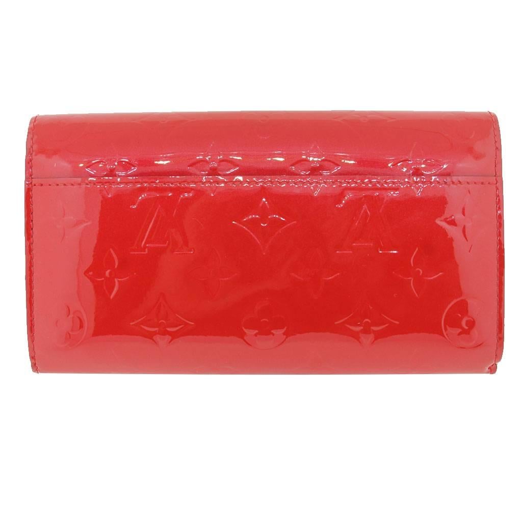 Pink Louis Vuitton Sarah Cerises Wallet in Dust Bag with Receipt