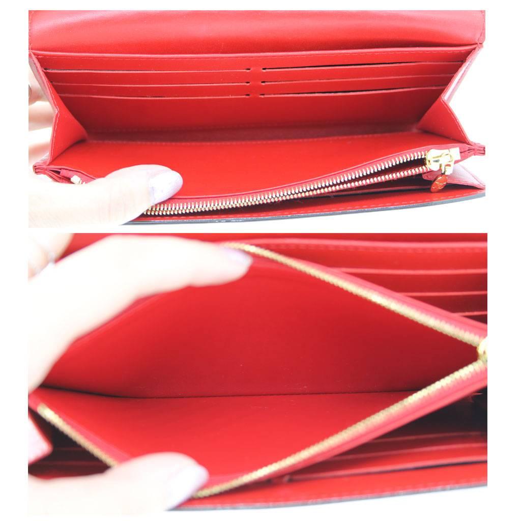 Louis Vuitton Sarah Cerises Wallet in Dust Bag with Receipt 5