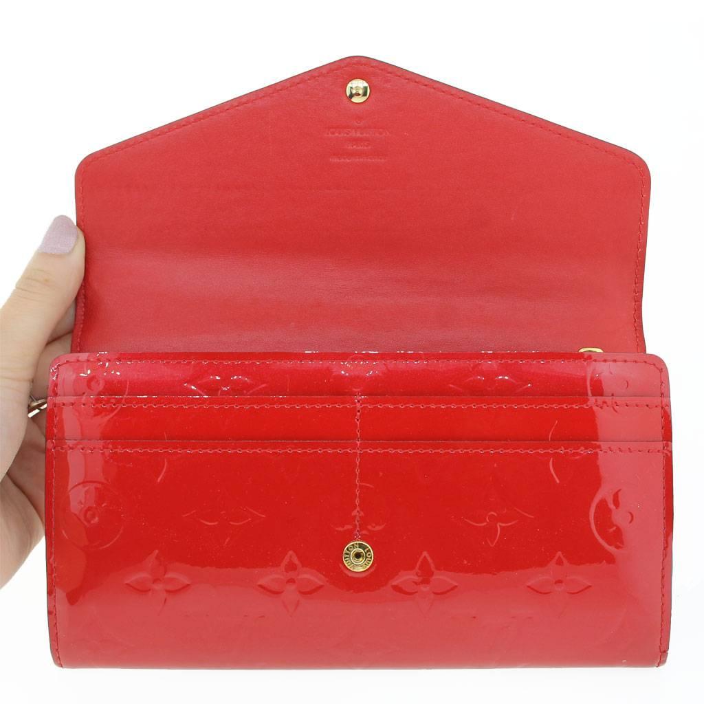 Louis Vuitton Sarah Cerises Wallet in Dust Bag with Receipt 1