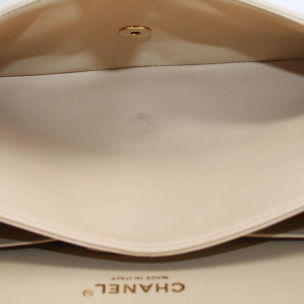 Chanel Jumbo Beige Lambskin Double Flap Bag GHW in Box 5