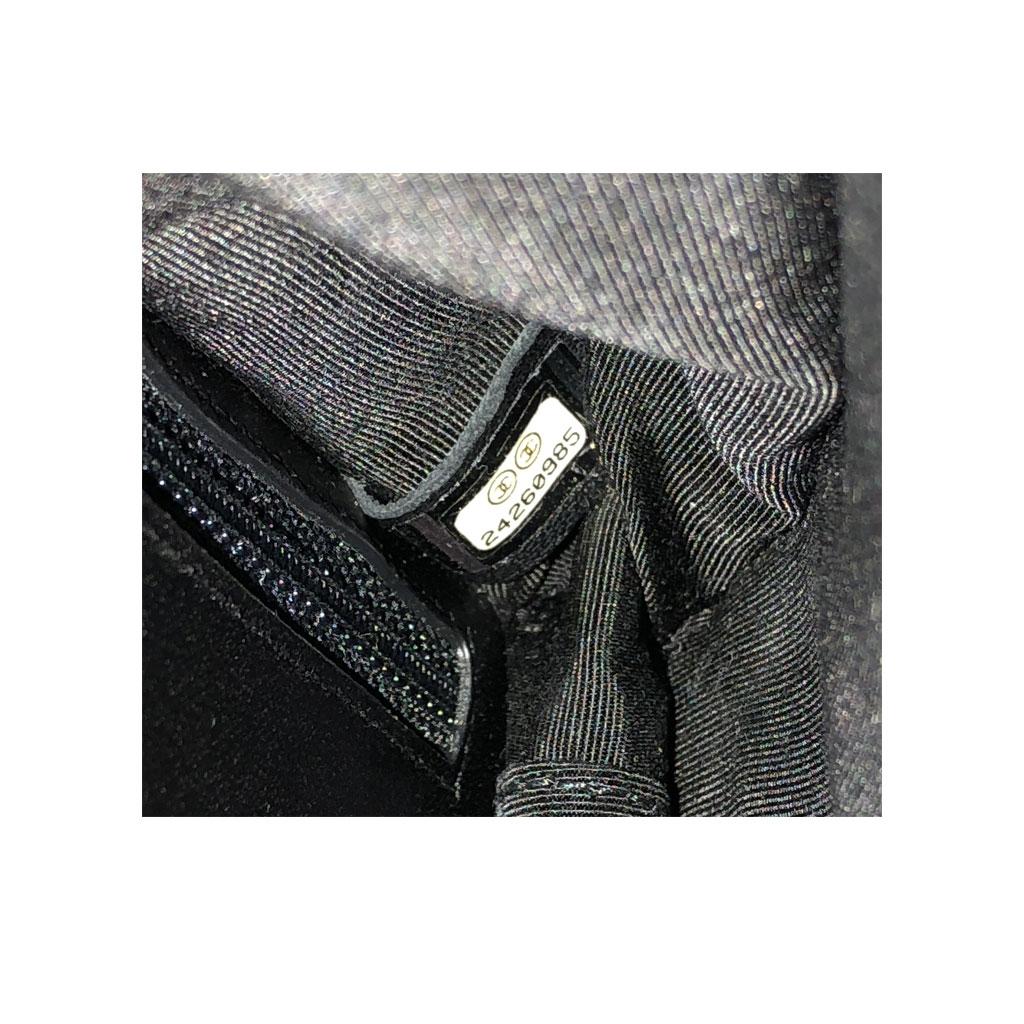 Chanel LED Boy Black Clutch No. 24 1
