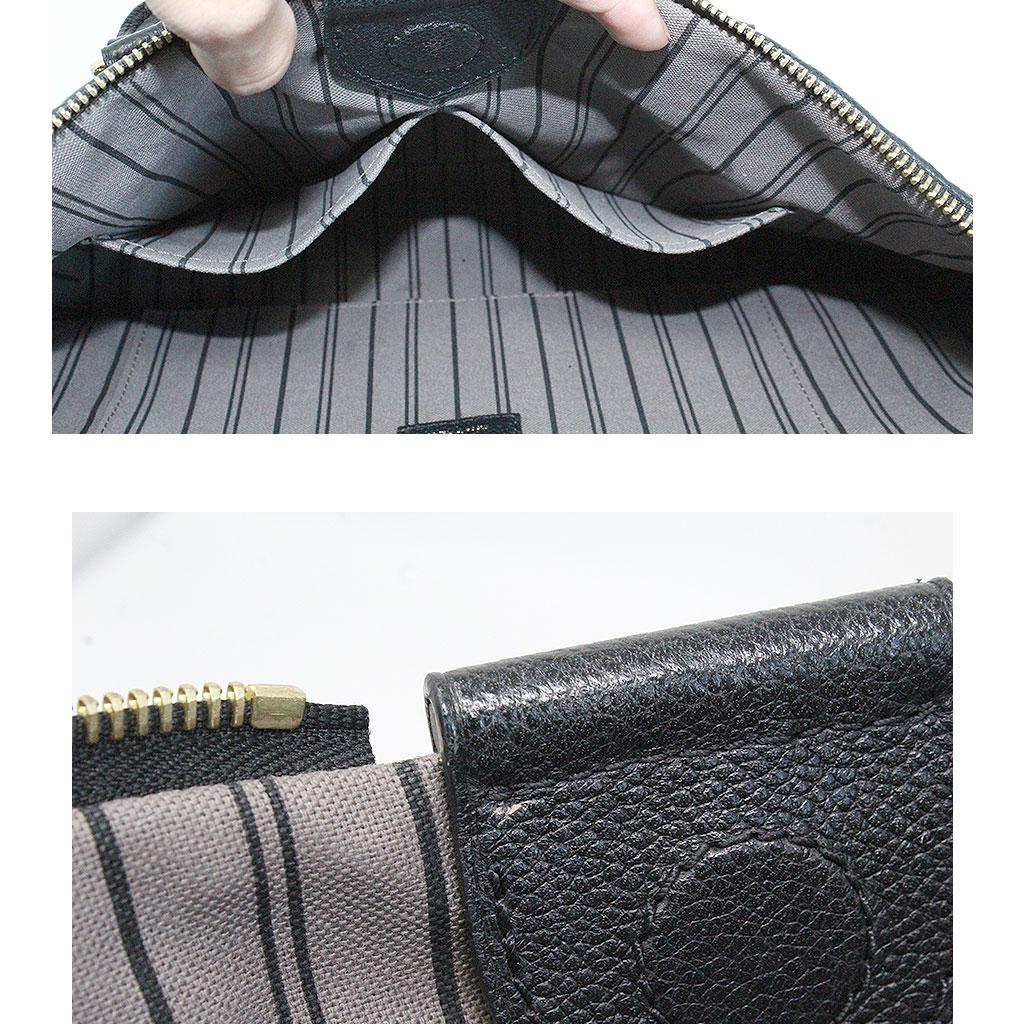 Louis Vuitton Mazarine MM Empriente Noir Black Crossbody Leather Handbag Purse 4
