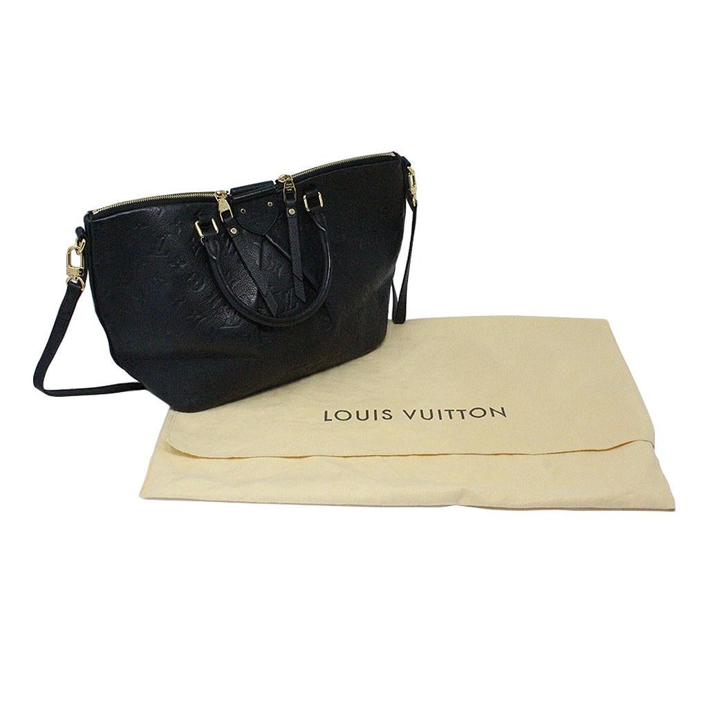 Louis Vuitton Mazarine MM Empriente Noir Black Crossbody Leather Handbag Purse 6