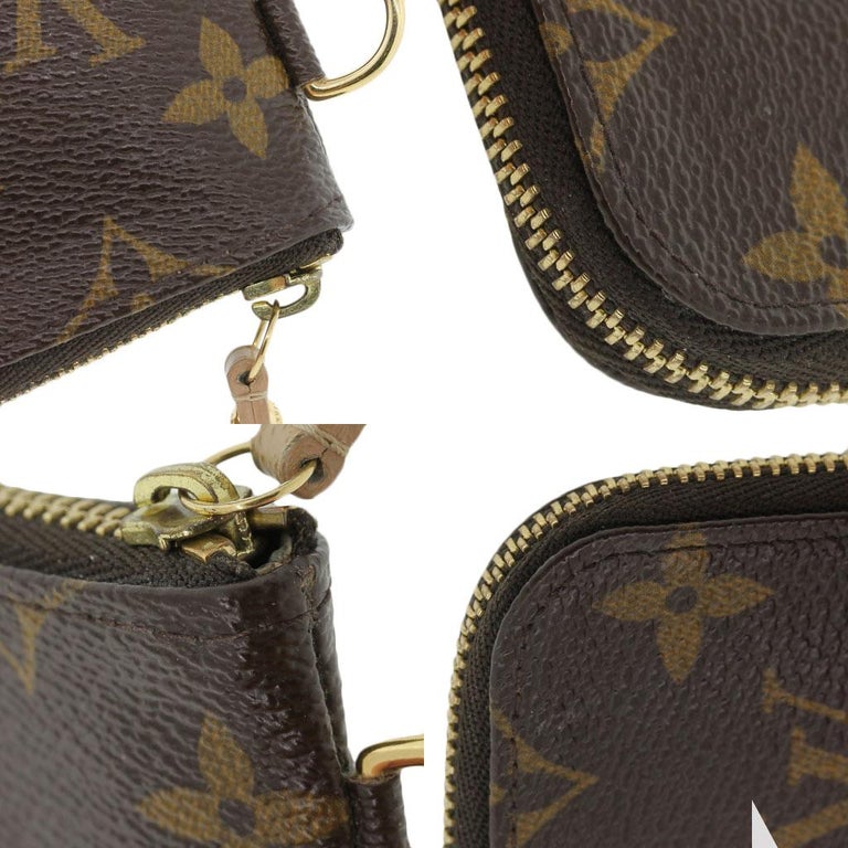 Louis Vuitton Monogram Complice Trunks and Bags Mini Pochette Accessories  Beige