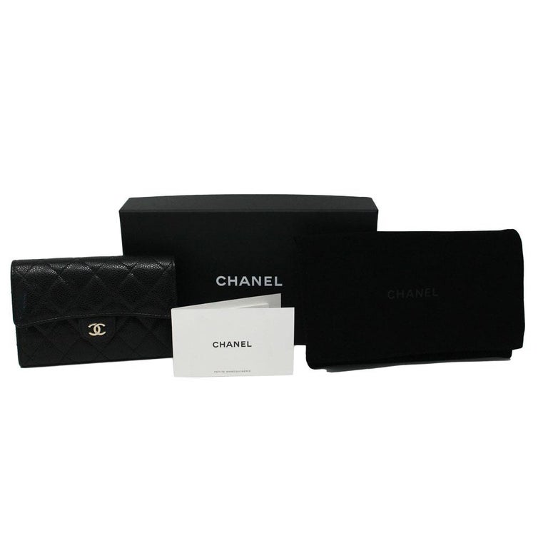 Chanel Black Petite Maroquinerie Caviar Wallet in Box No. 25 at 1stDibs |  chanel petite maroquinerie, chanel petite maroquinerie wallet, petite  maroquinerie chanel