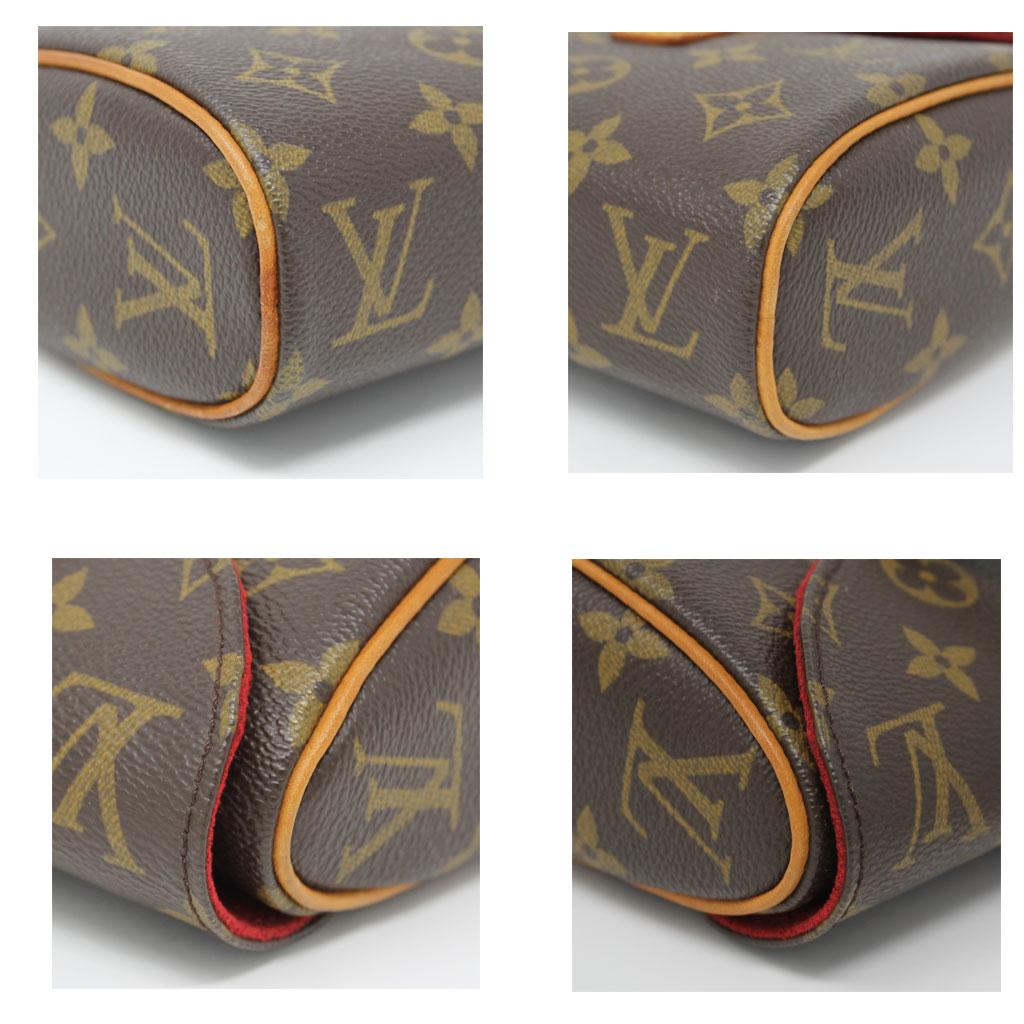 Authentische Louis Vuitton Sonatine Monogramm Clutch Handtasche im Zustand „Gut“ in Boca Raton, FL