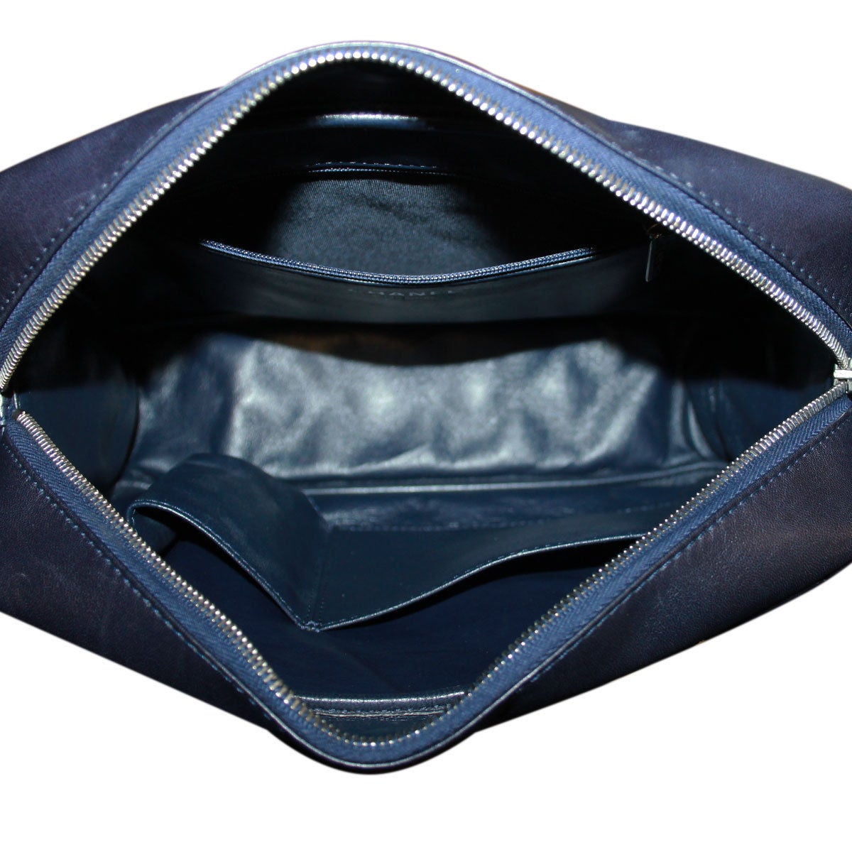 Chanel Navy Lambskin No. 12 Camera Bag Purse SHW Shoulder Bag 4