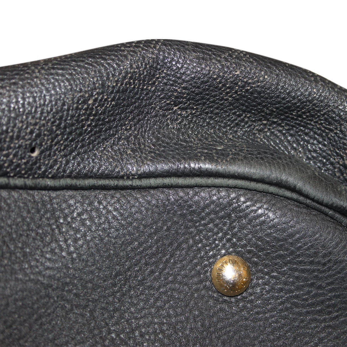 Louis Vuitton Black Mahina XL Leather Handbag Purse 1