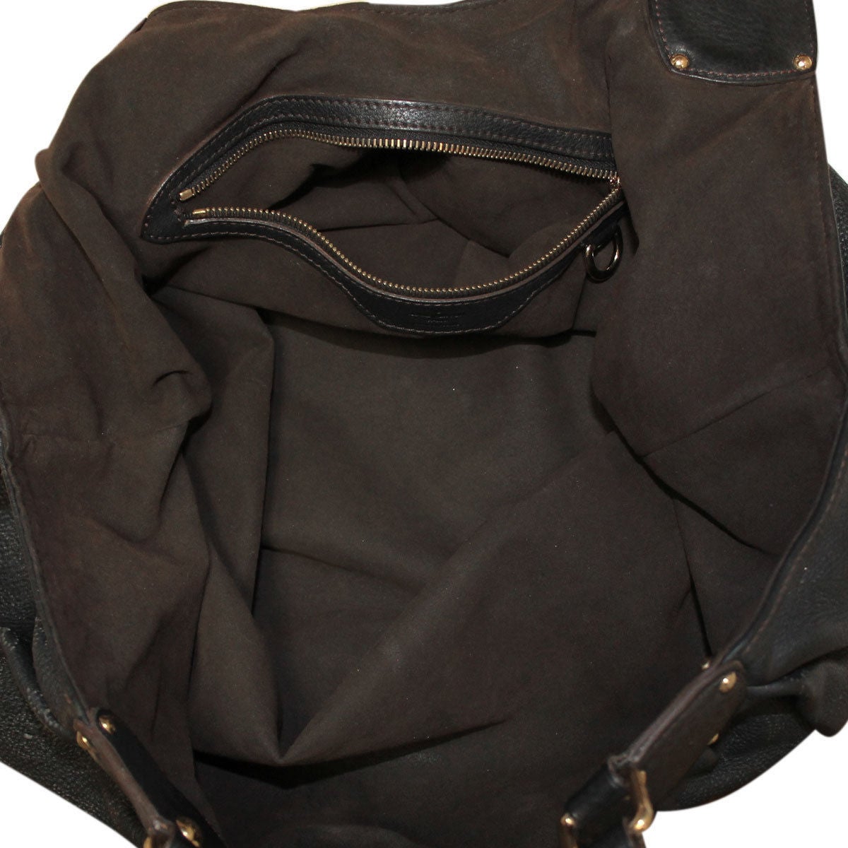 Louis Vuitton Black Mahina XL Leather Handbag Purse 4