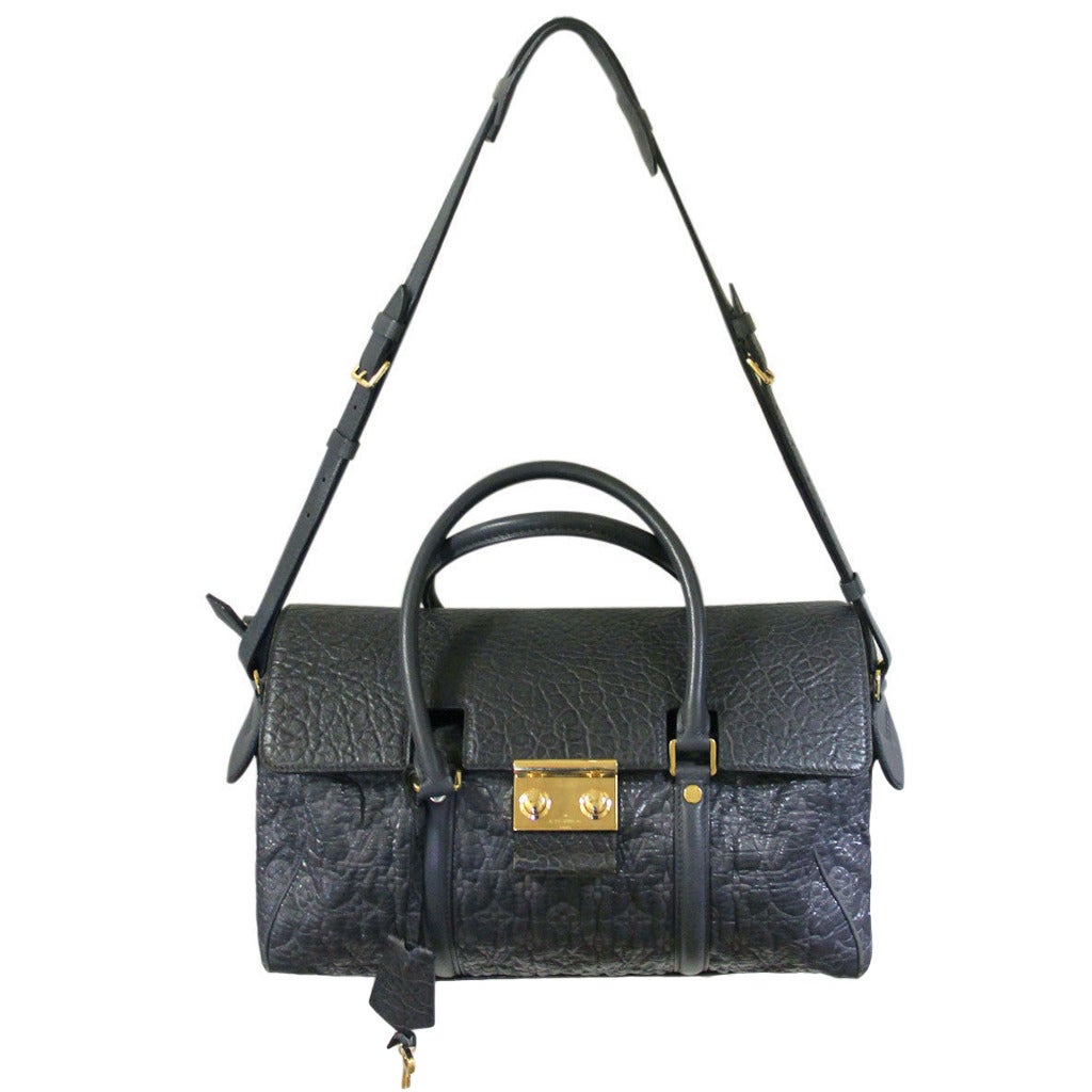 Louis Vuitton Volupte Psyche Leather Gris Bag Purse