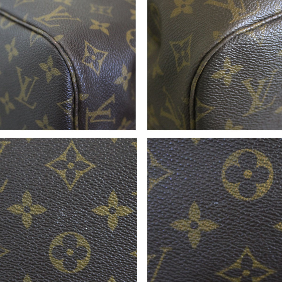 Louis Vuitton Neverfull MM Monogram Canvas Handbag Tote 3