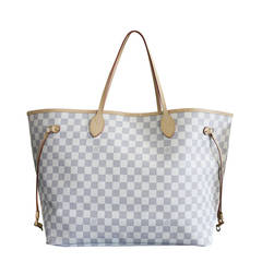 Louis Vuitton Damier Azur Neverfull GM with Attached Pochette
