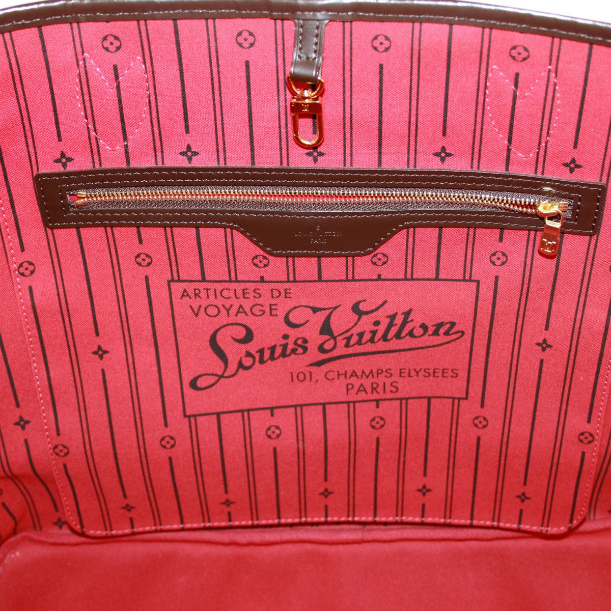 Louis Vuitton Neverfull GM Damier Ebene Tote Handbag in Box 1