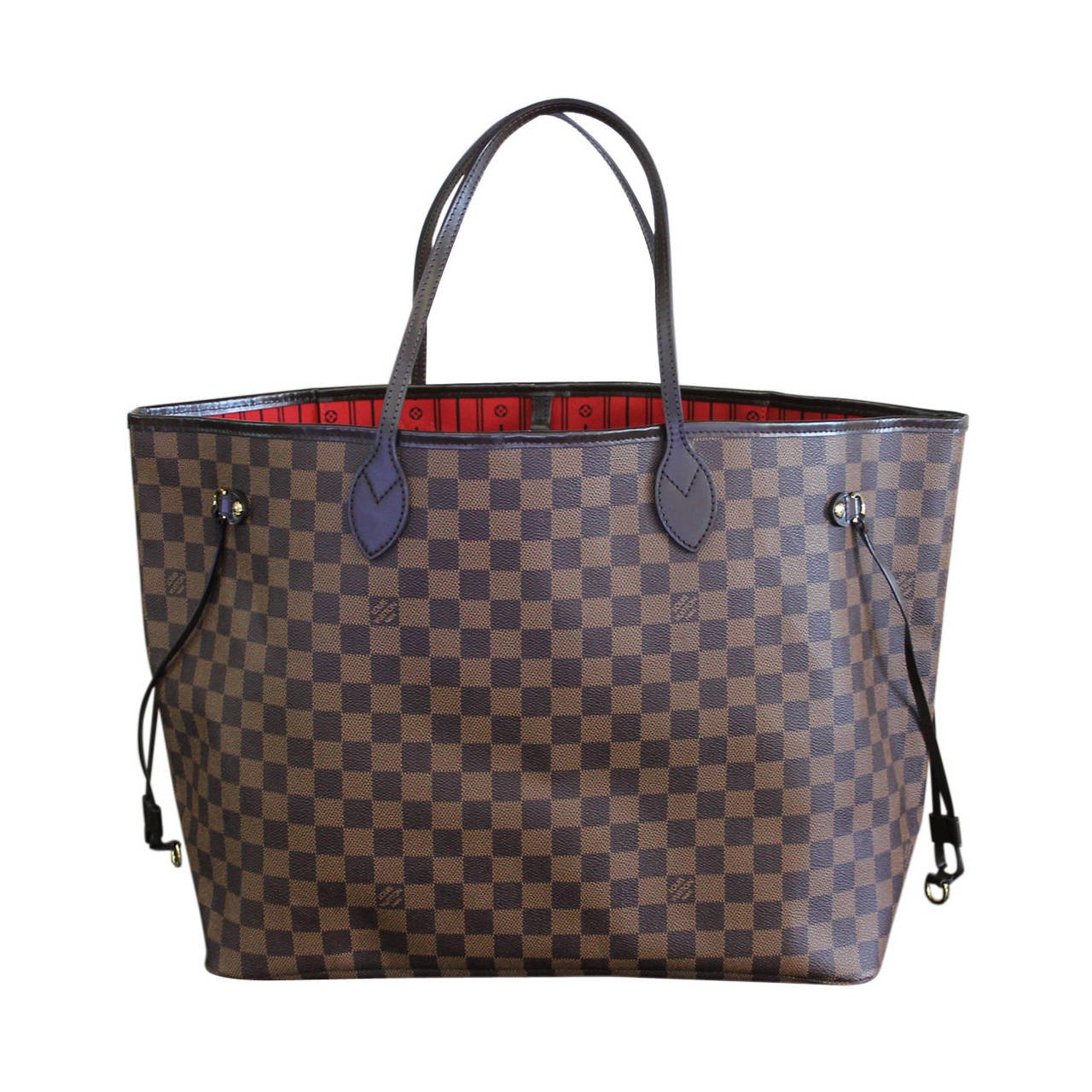 Louis Vuitton Neverfull GM Damier Ebene Tote Handbag in ...