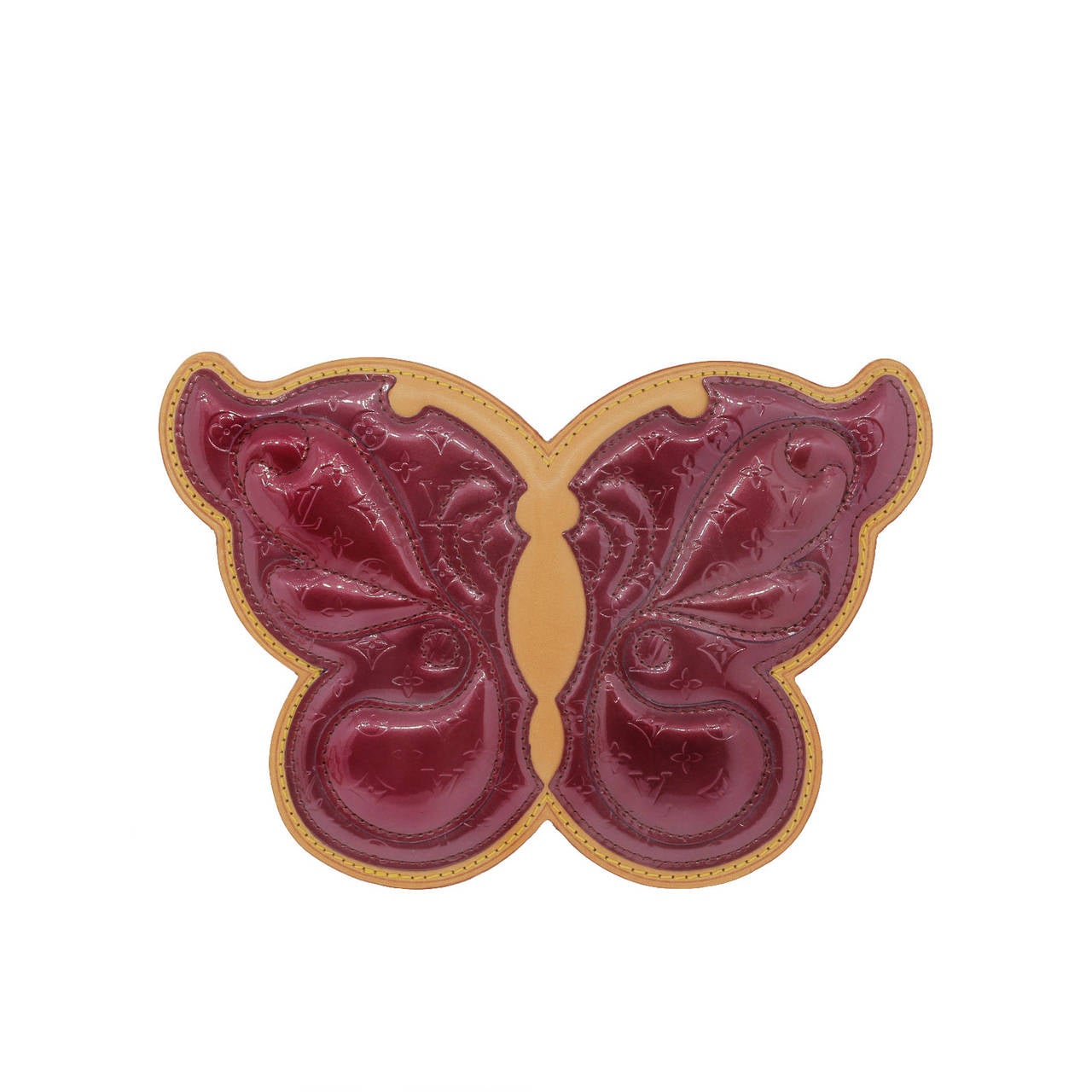 Louis Vuitton Butterfly Conte De Fees Monogram Vernis Magenta Cross Body Purse