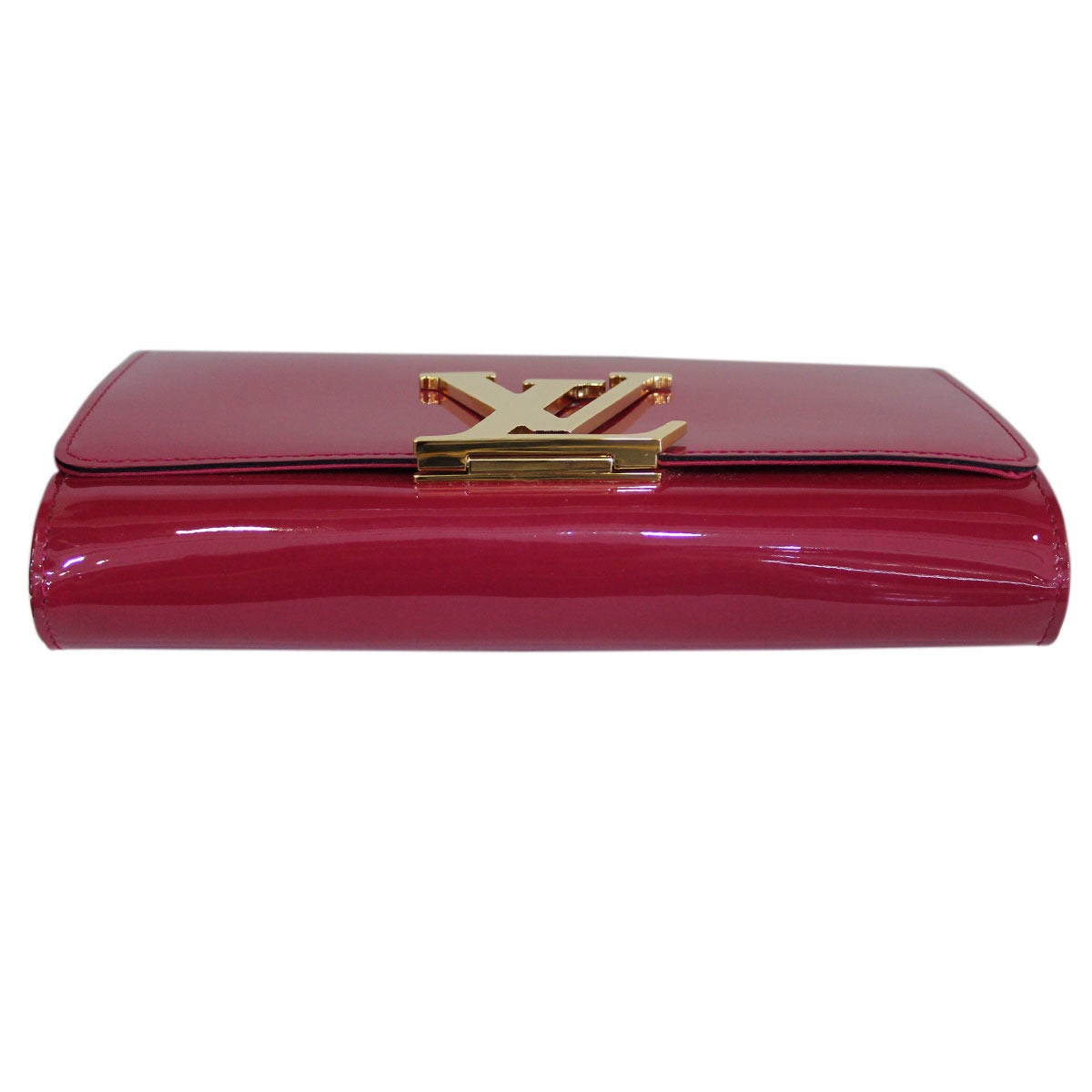 Women's Louis Vuitton Louise Indian Rose Patent Leather Clutch