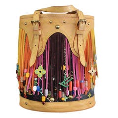 Louis Vuitton Multicolore Canvas Fringe Bucket Bag
