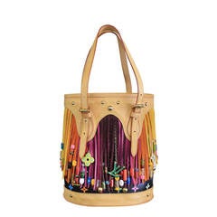 Louis Vuitton Multicolore Canvas Fringe Bucket Bag