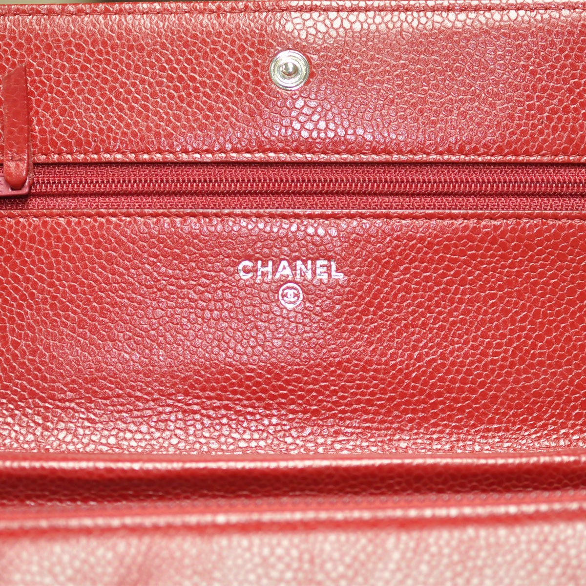 Chanel Red Caviar Leather WOC Wallet on Chain Silver Hardware Handbag at  1stDibs  red and silver purse, chanel wallet on chain caviar silver  hardware, chanel woc caviar silver hardware