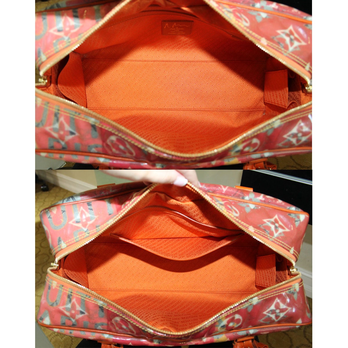 Louis Vuitton Richard Prince Le Pink Denim Defile Weekender PM Handbag 2