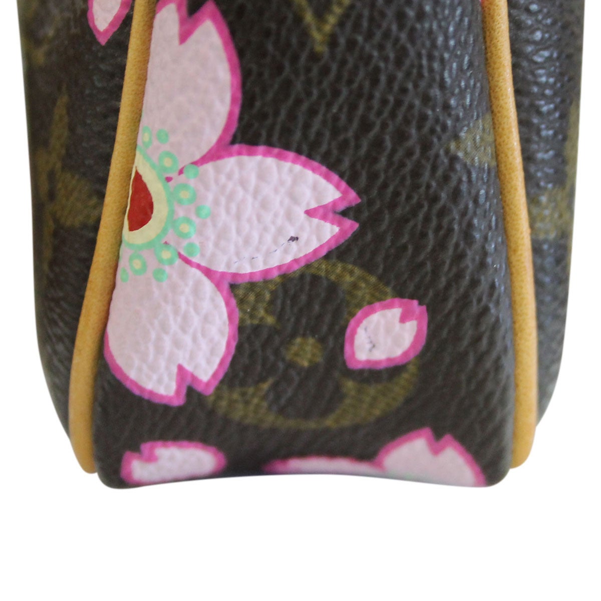 Louis Vuitton Cherry Blossom Pochette Monogram Bag Purse