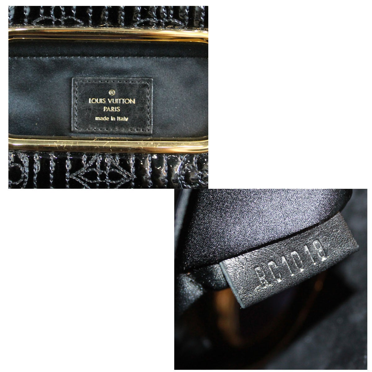 Louis Vuitton Motard After Dark Black Monogram Suede Clutch 6