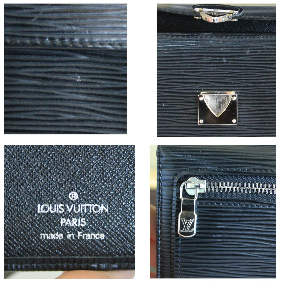 Louis Vuitton Black Epi Leather Koala Wallet in Box 1