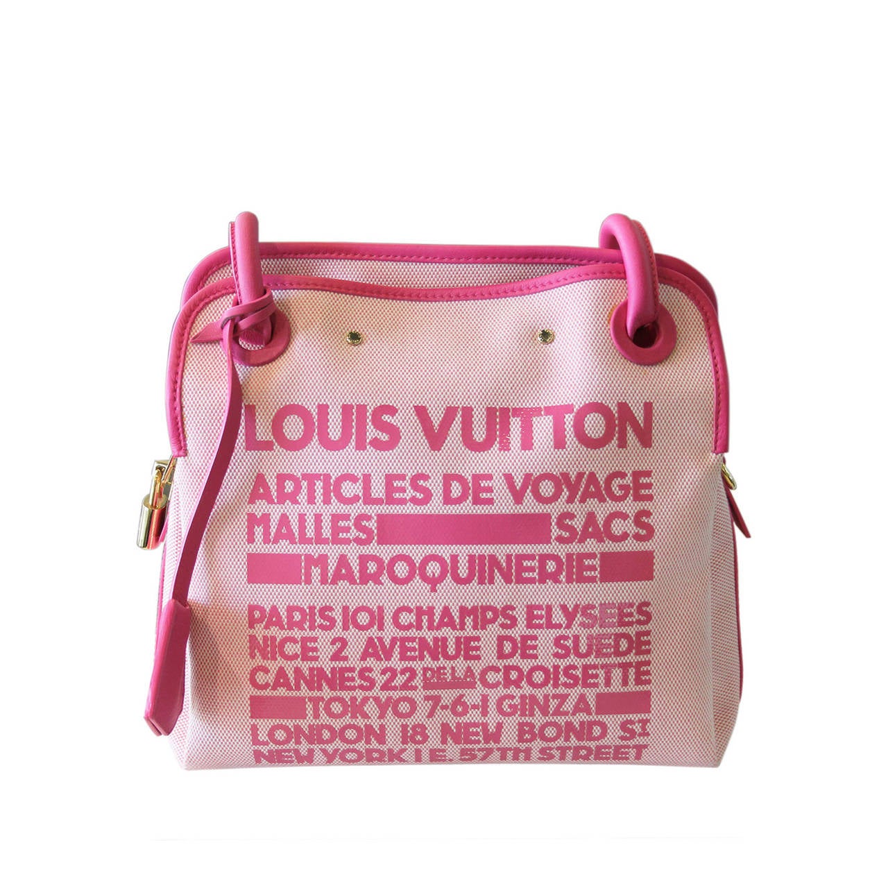 Louis Vuitton Articles de Voyage Pink Rider Bag