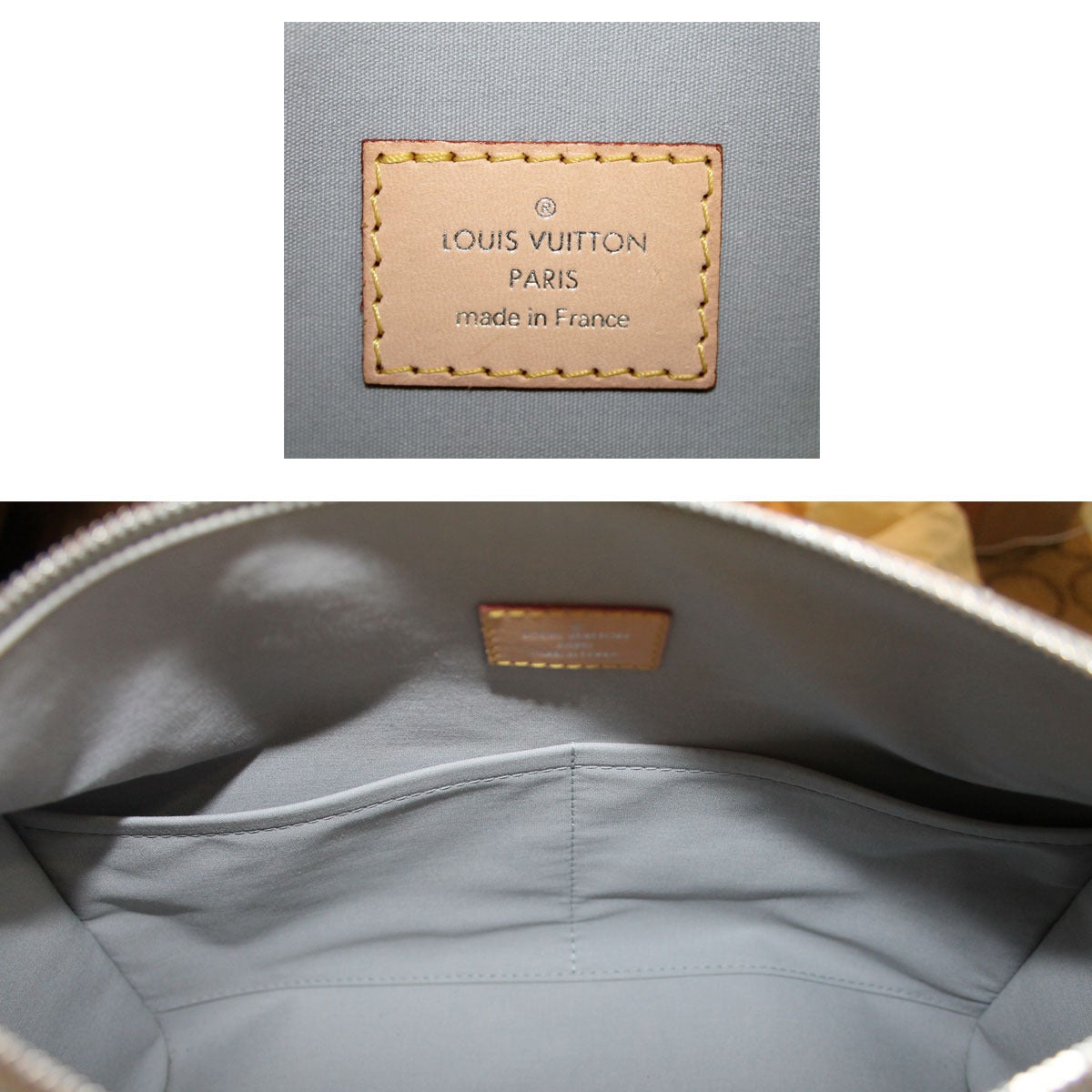 Speedy handbag Louis Vuitton Silver in Synthetic - 30701830
