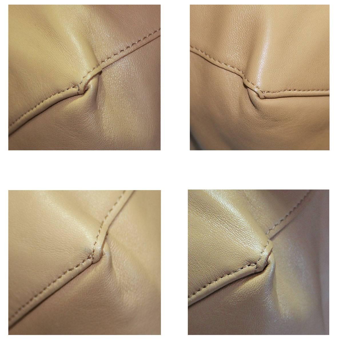 Zweifarbige Bi-Cabas-Tragetasche aus grünem Khaki von Celine 1