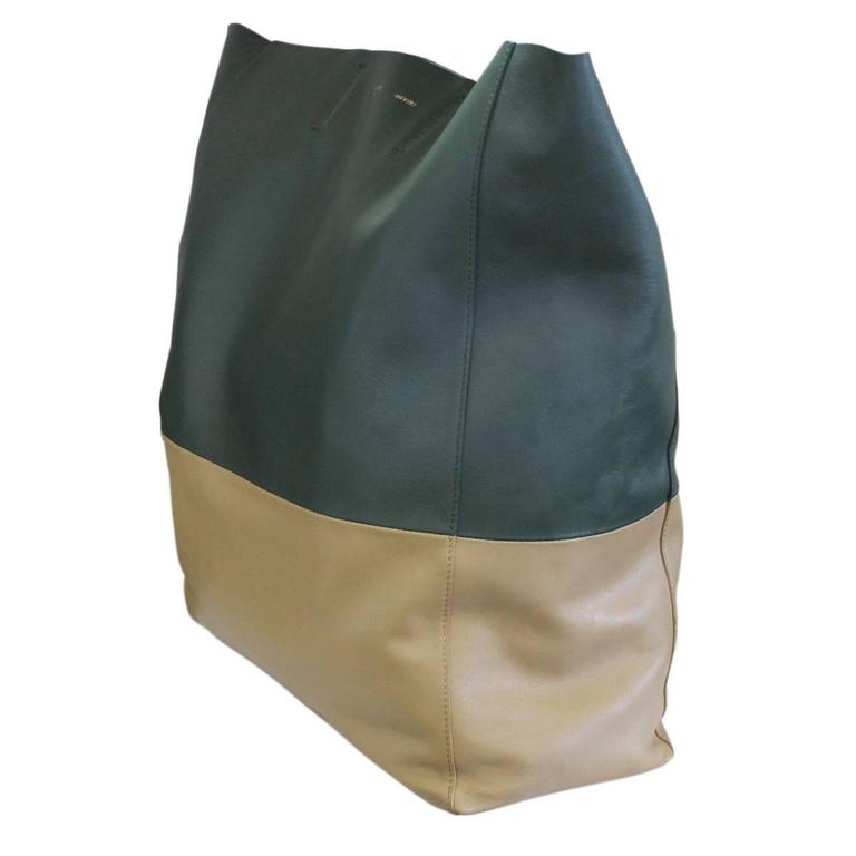 bicolore Vertical Celine a 1stdibs Bi bicolore di Celine tracolla Cabas Borsa a BFqnHB