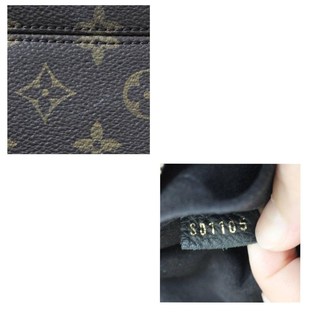 Louis Vuitton Monogram Retiro NM Noir Black Handbag Purse 3