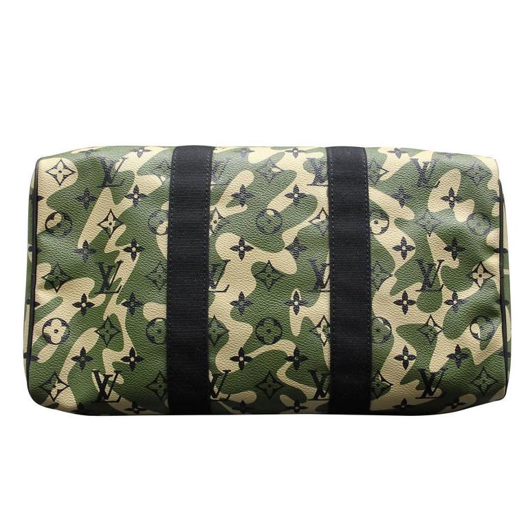 Louis Vuitton Speedy 35 Camouflage Monogramouflage Handbag in Box at 1stdibs
