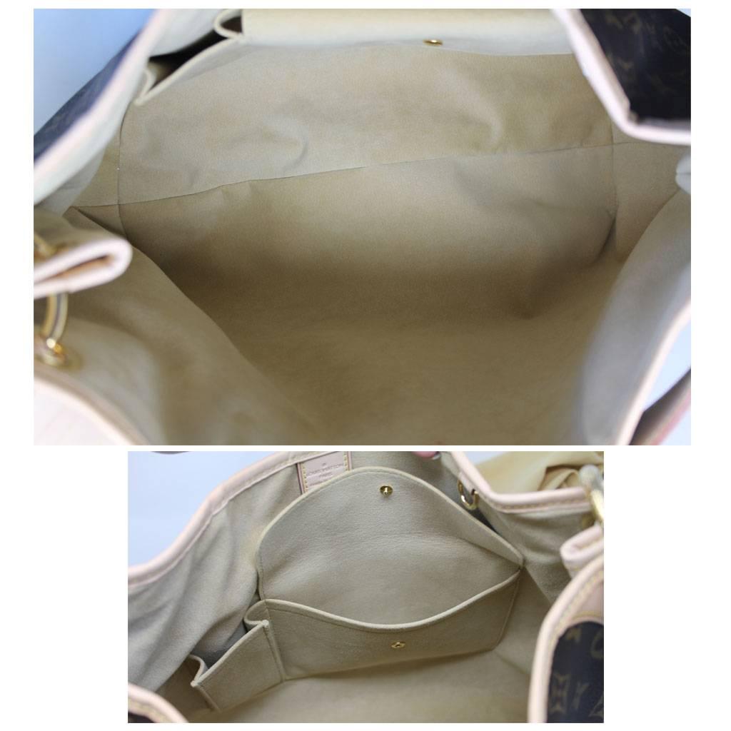 Louis Vuitton Galliera GM Monogram Handbag with Receipt & Dust Bag In Excellent Condition In Boca Raton, FL
