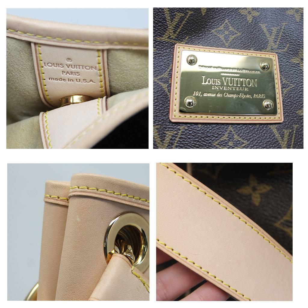 Louis Vuitton Galliera GM Monogram Handbag with Receipt & Dust Bag 2