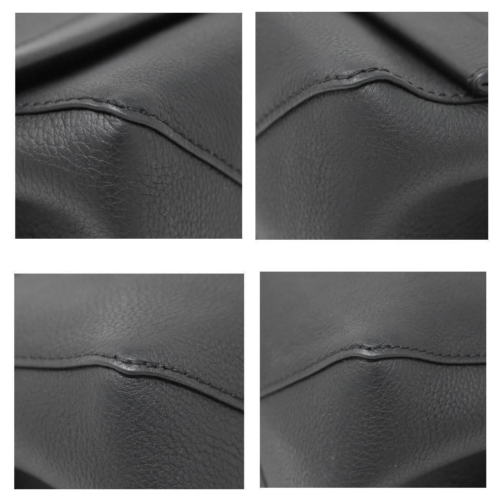 Louis Vuitton Lockme II Noir Black Calfskin Handbag Shoulder Bag 1