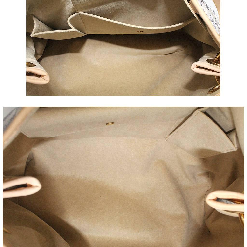 Women's or Men's Louis Vuitton Galliera PM Damier Azur Handbag in Dust bag