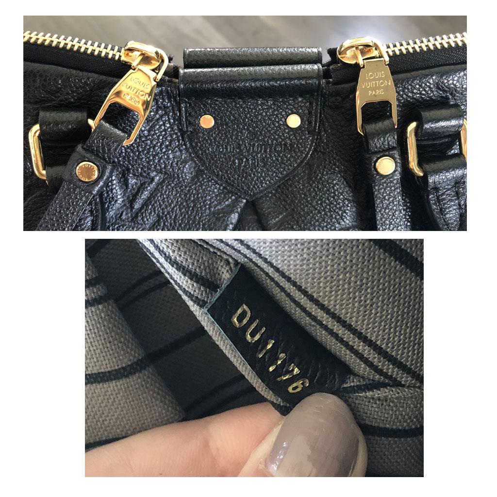 Louis Vuitton Mazarine MM Empriente Noir Black Crossbody Leather Handbag Purse 5