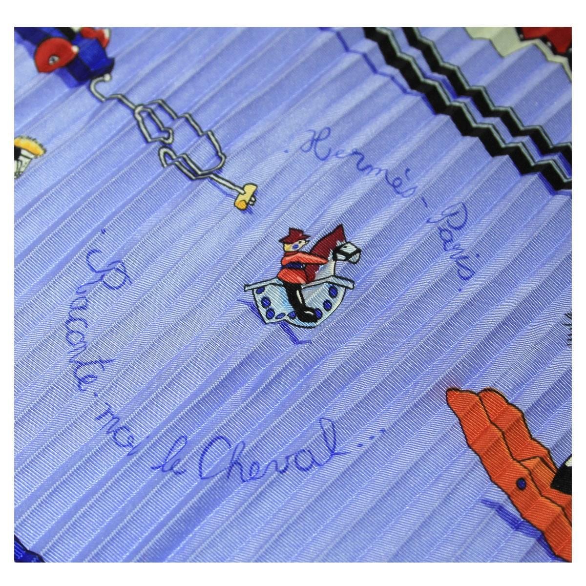 hermes rocking horse scarf