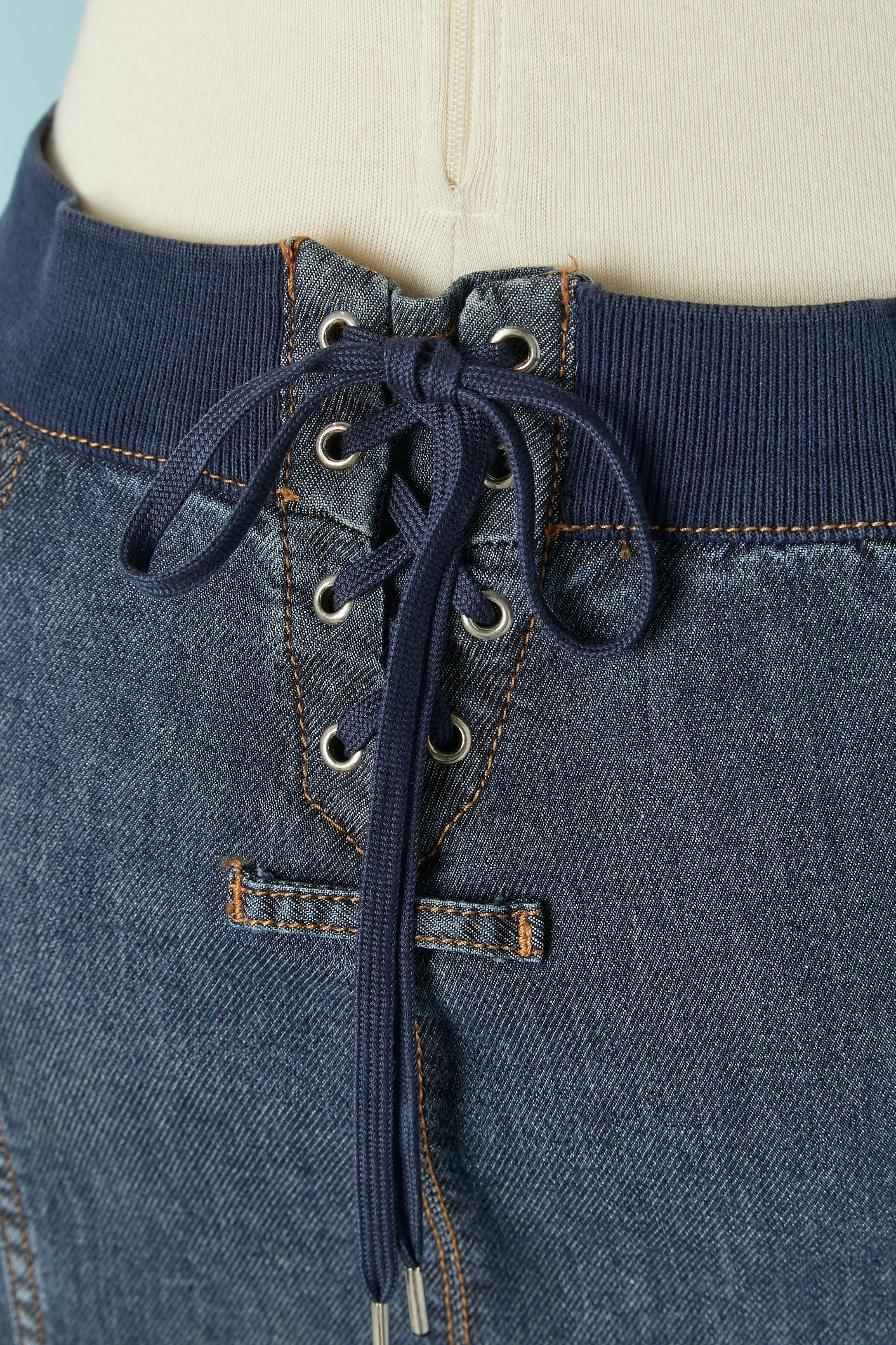Jupe (ou bustier) en jean à lacets JEAN-PAUL GAULTIER Pour femmes en vente