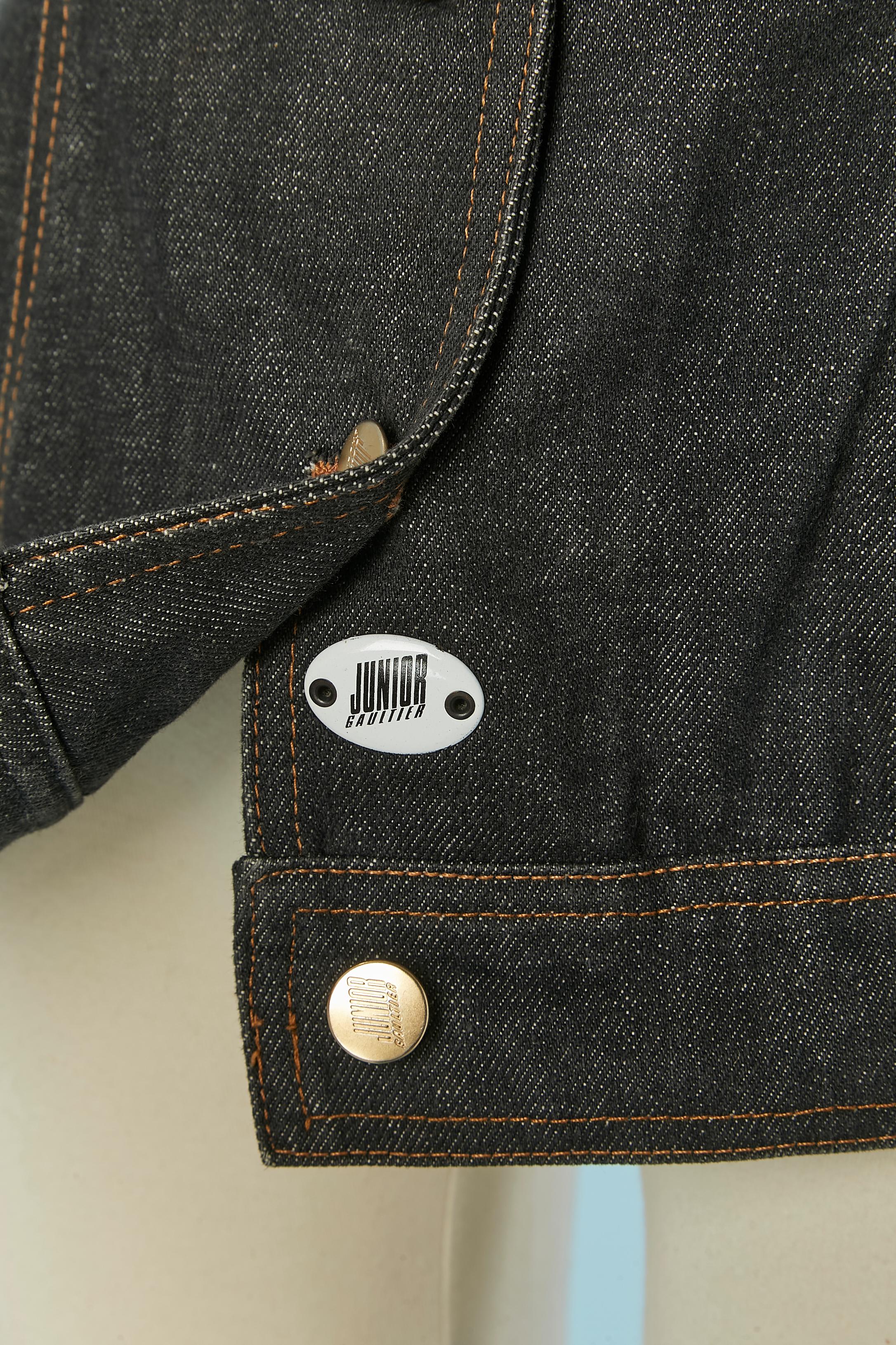 Femenino o masculino Chaqueta vaquera sin mangas con cordones en la espalda  GAULTIER JUNIOR en venta