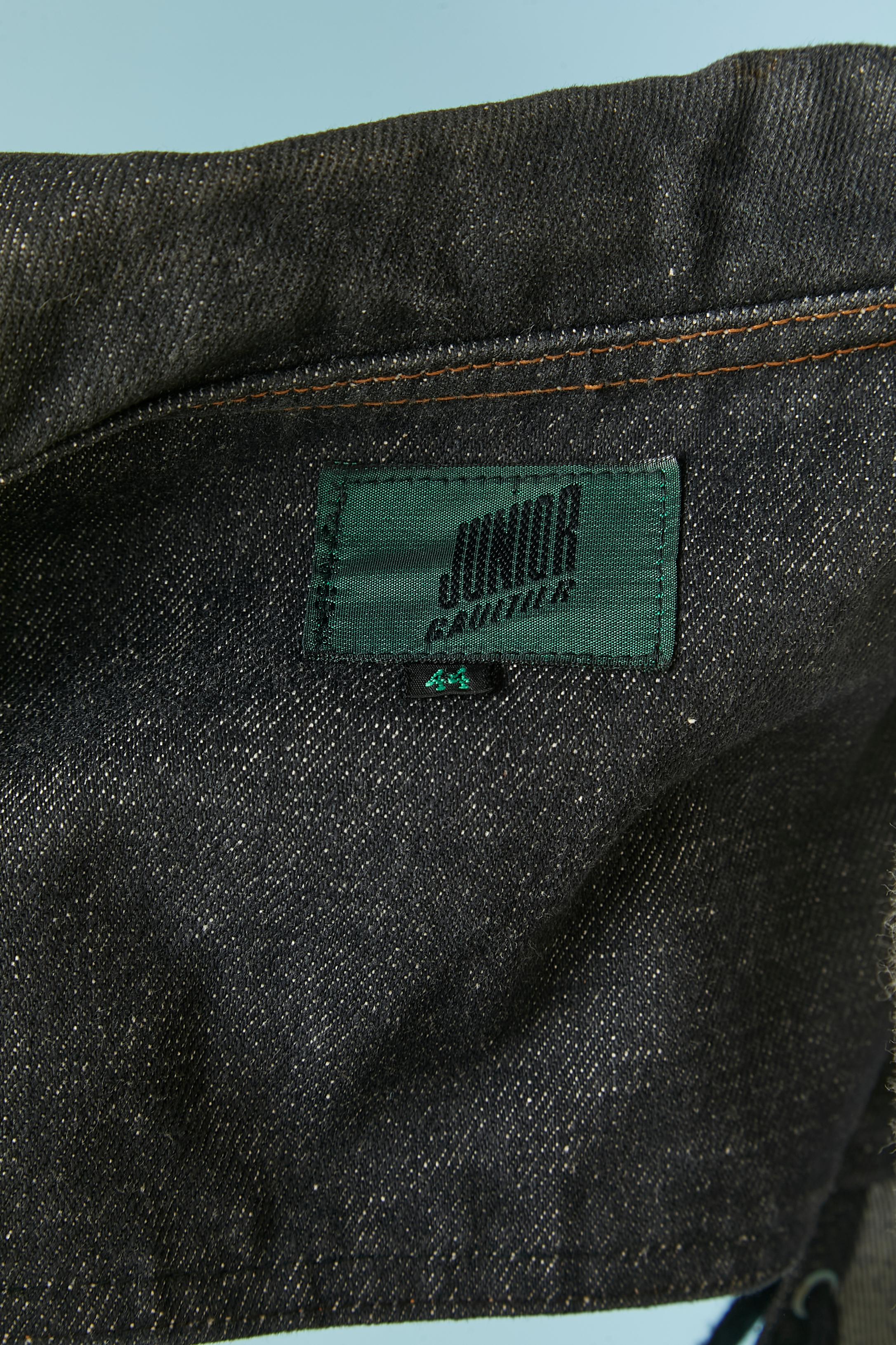 Chaqueta vaquera sin mangas con cordones en la espalda  GAULTIER JUNIOR en venta 5
