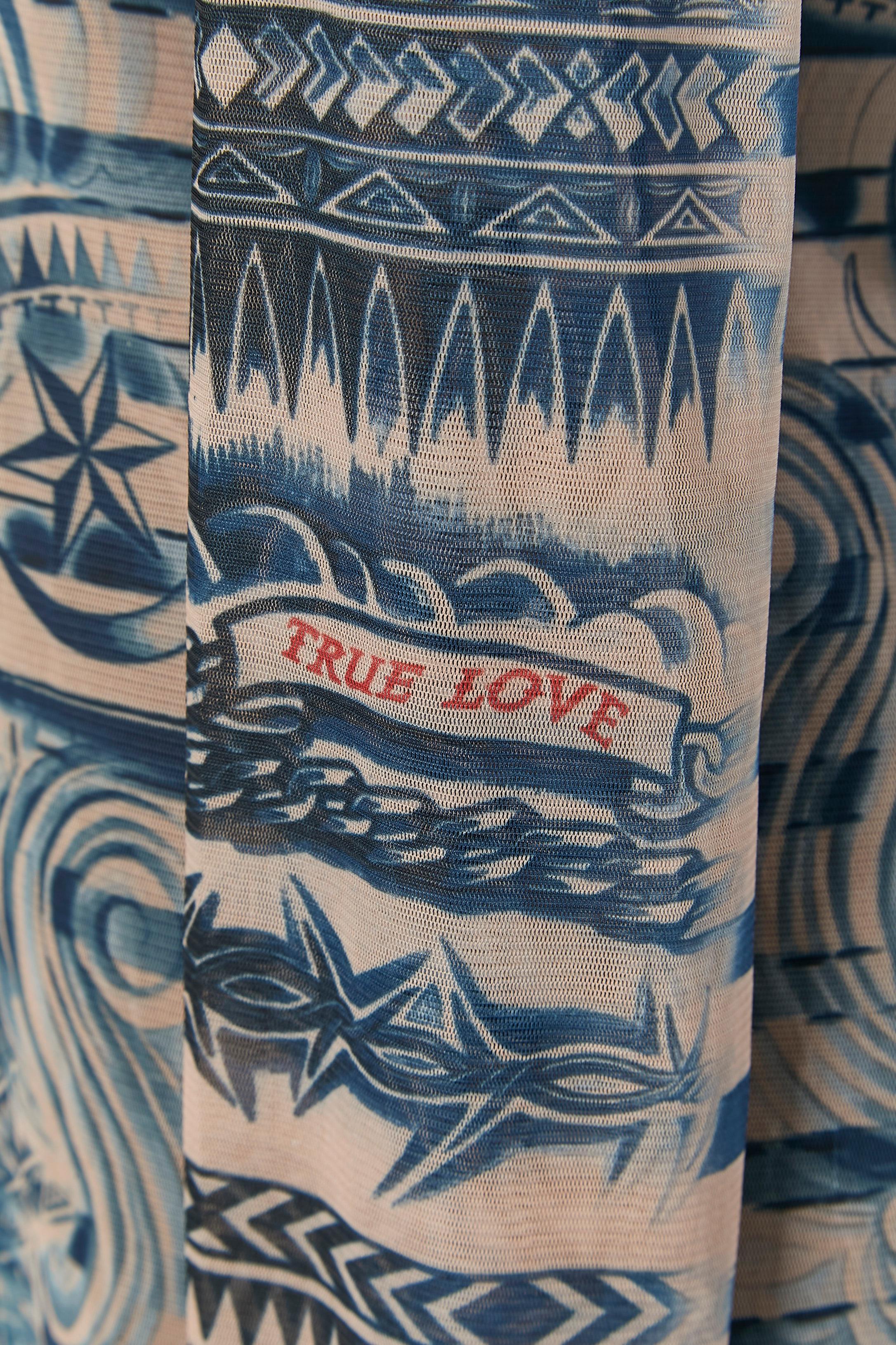 Maglietta a maniche lunghe Tattoo di Jean Paul Gaultier per LINDEX in vendita 1