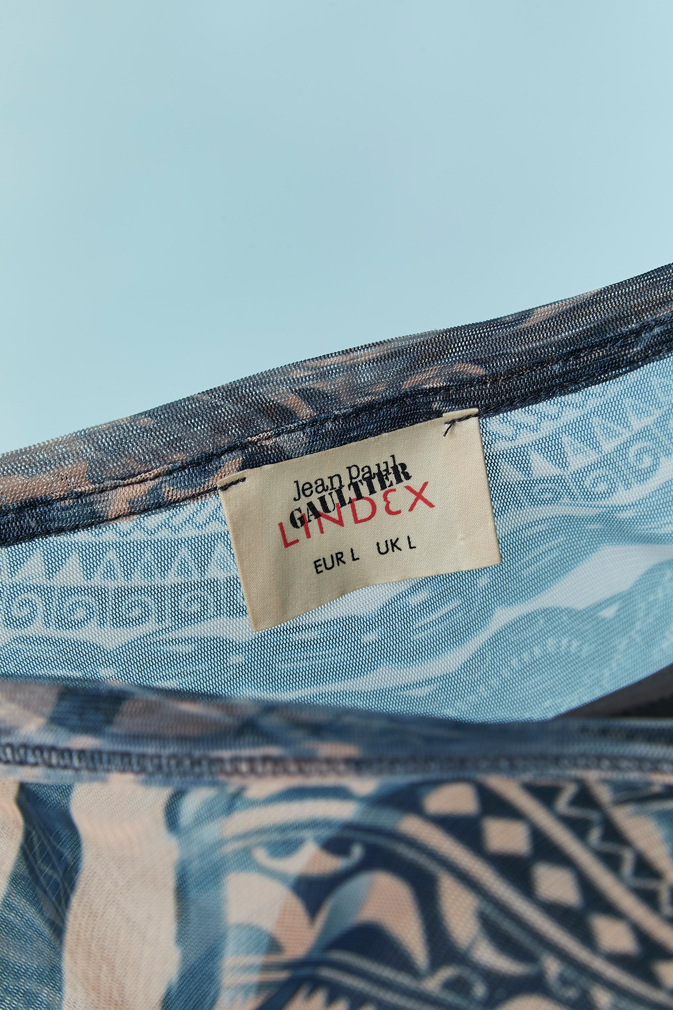 Maglietta a maniche lunghe Tattoo di Jean Paul Gaultier per LINDEX in vendita 3