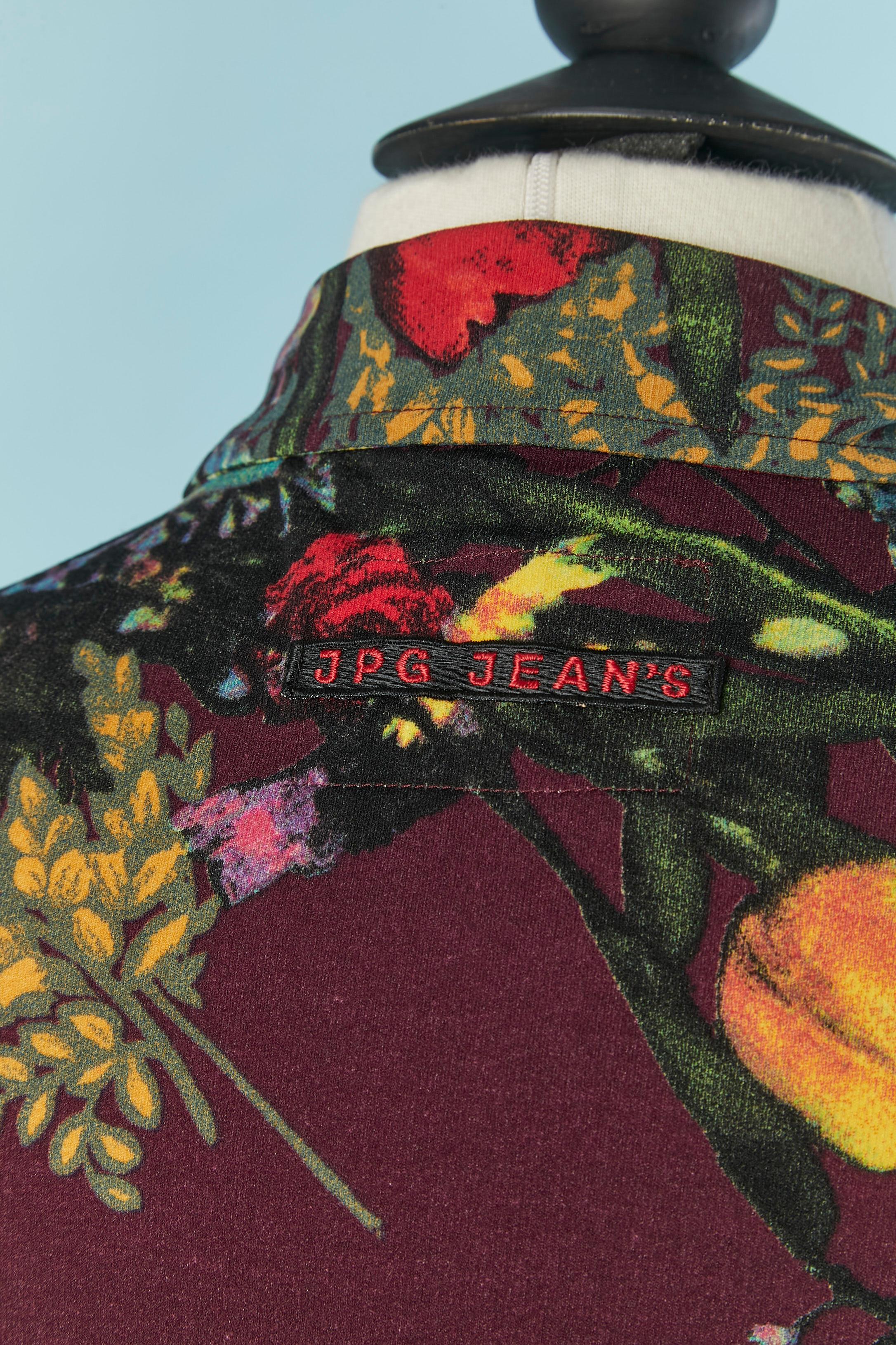Camicia in nylon stampata JEAN-PAUL GAULTIER JEAN'S in vendita 2