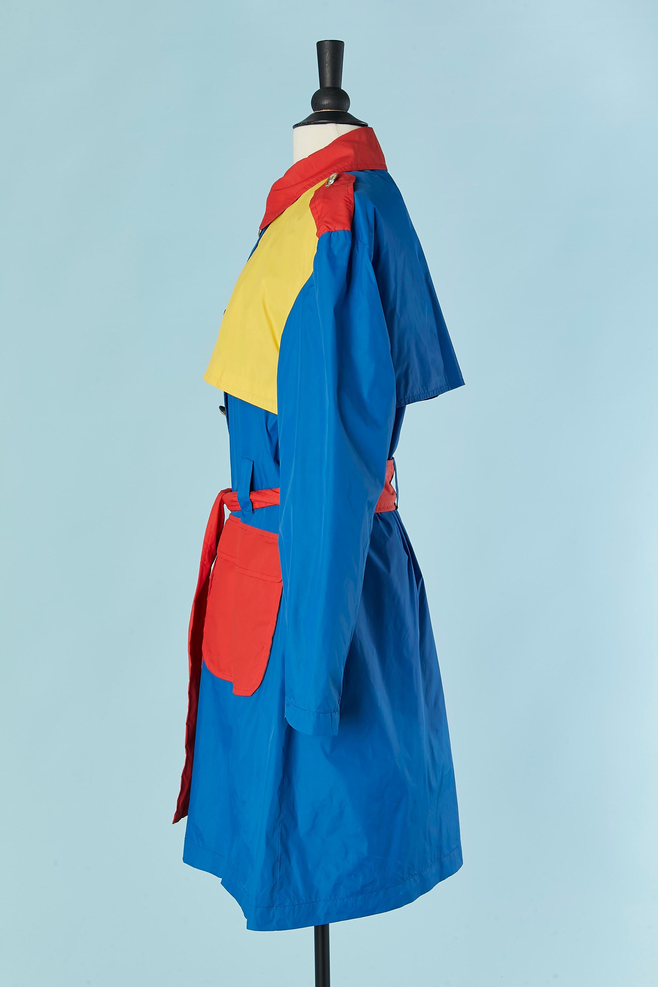 Donna Trench in nylon multicolore JC DE CASTELBAJAC in vendita